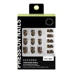 Sephora Collection - Kit Unghie Finte Riutilizzabili, Patch Adesivi - Effetto Gel Professionale - -press-on Nails- 25 Tortoise Shell - Donna